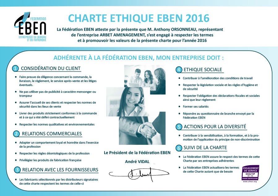 Charte Ethique Mobilier